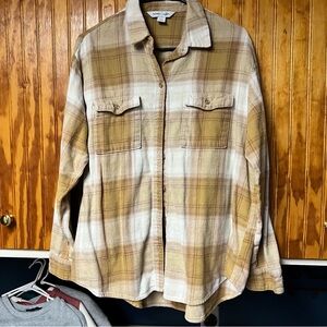 Womens Old navy flannel size L tall